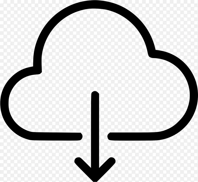 云计算计算机图标云存储云计算