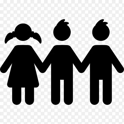 电脑图标儿童图标设计女性剪贴画朋友女孩图标