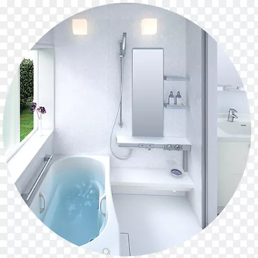 现代浴室浴缸淋浴-设计