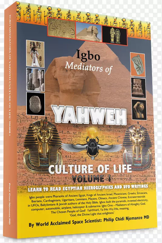 Yahweh生活文化的伊格博调解人：第1卷：学习阅读埃及象形文字和UFO作品海报
