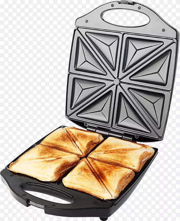 烤面包三明治派铁黄油烤面包机食物造型