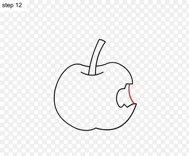 绘图线艺术/m/02csf剪贴画-苹果绘图