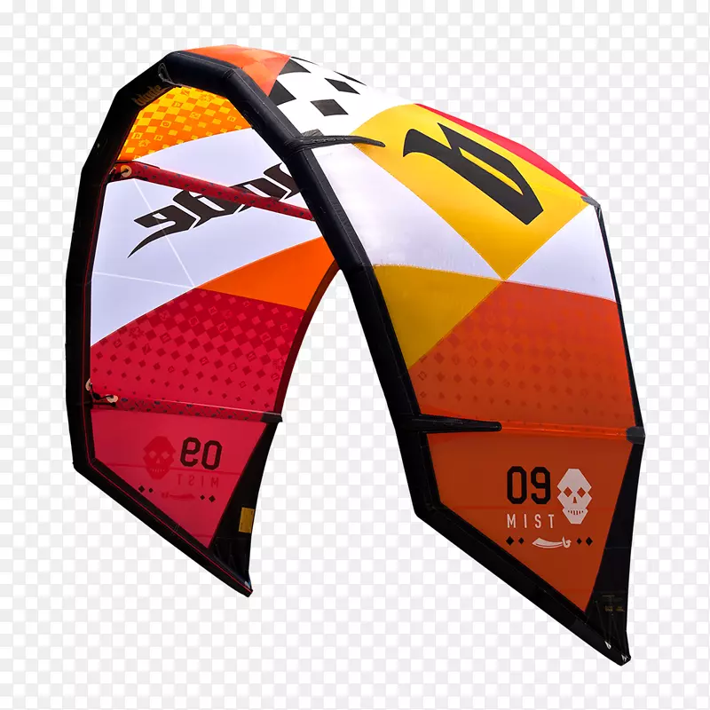 动力风筝滑雪板-PNG薄雾
