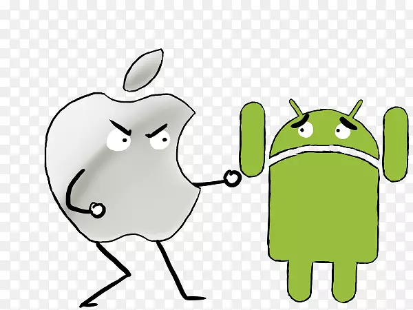 Droid和Apple iphone android-android与Apple