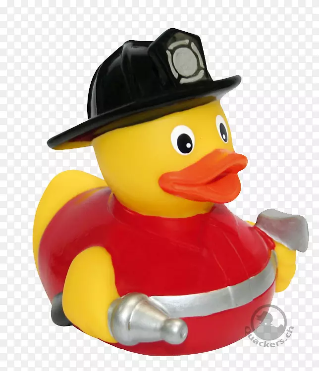 橡胶鸭消防队员玩具鸭