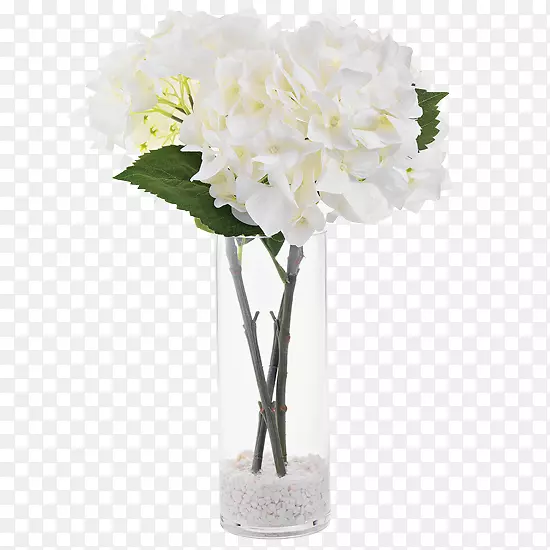 绣球花设计切花花瓶透明玻璃花瓶