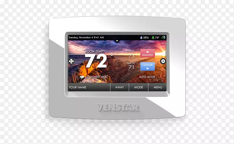 可编程恒温器Venstar彩色触摸t 7850家庭自动化套件Venstar彩色触摸t 5800-Apple桌面型号