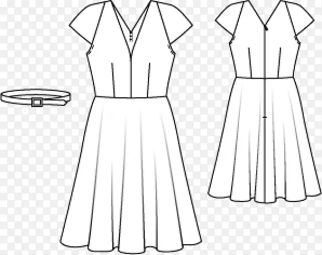 布达式缝纫图案-连衣裙