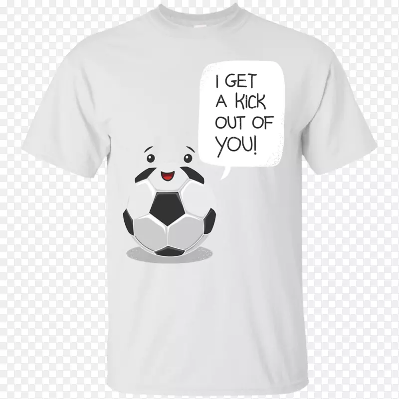 T恤袖子爱情礼物-我爱足球