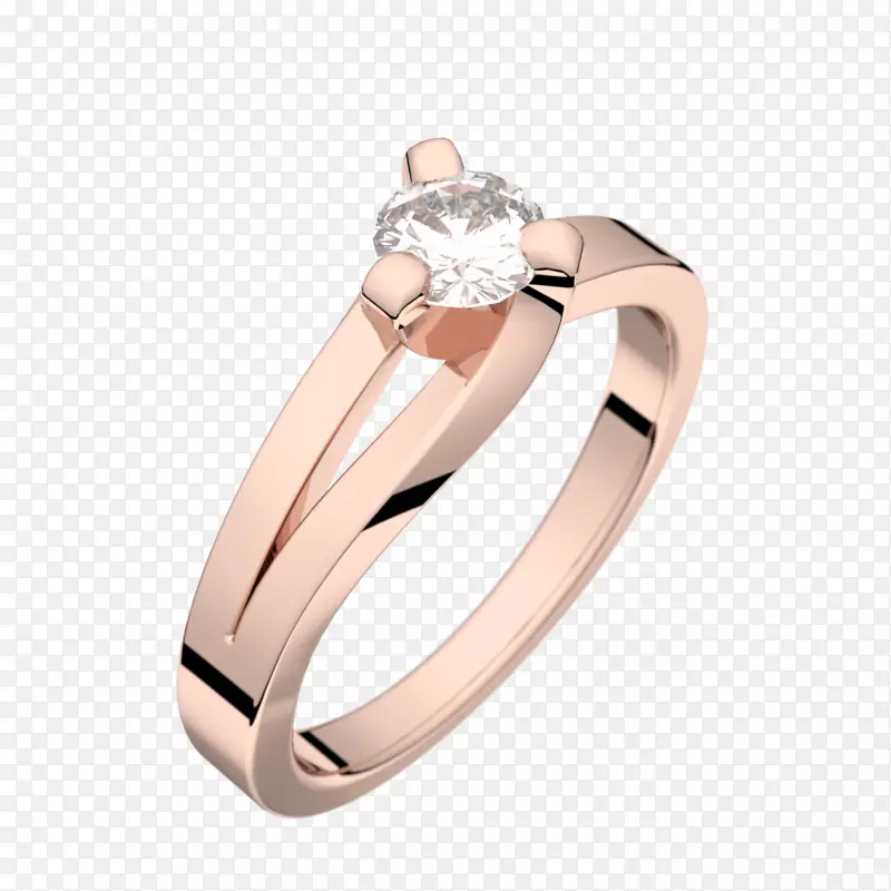 结婚戒指白金钻石纸牌戒指
