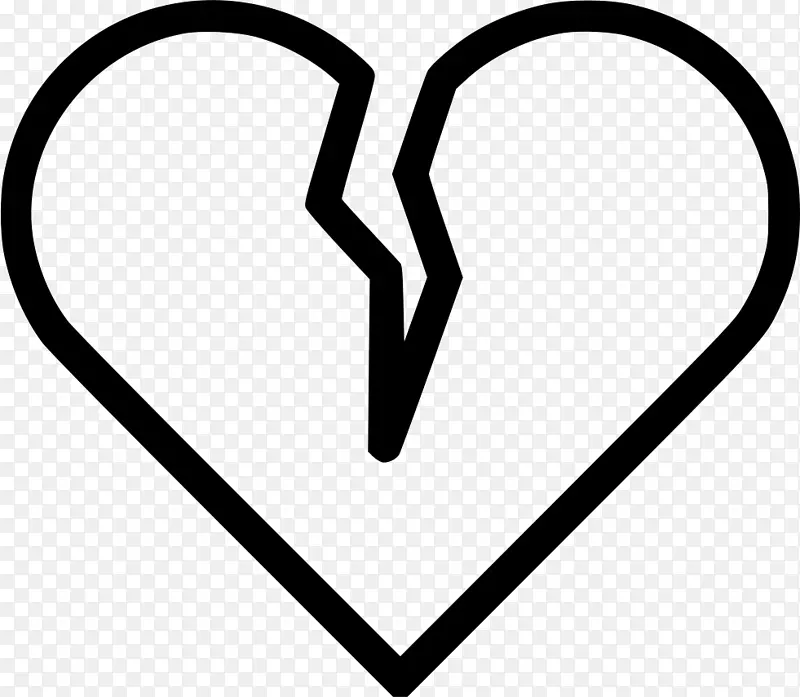 展示相册技术剪贴画.破碎的心脏符号