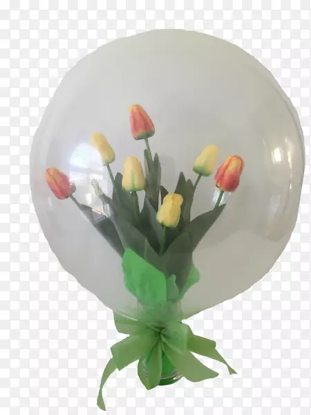 切花花瓶，人造花瓣-气球礼品
