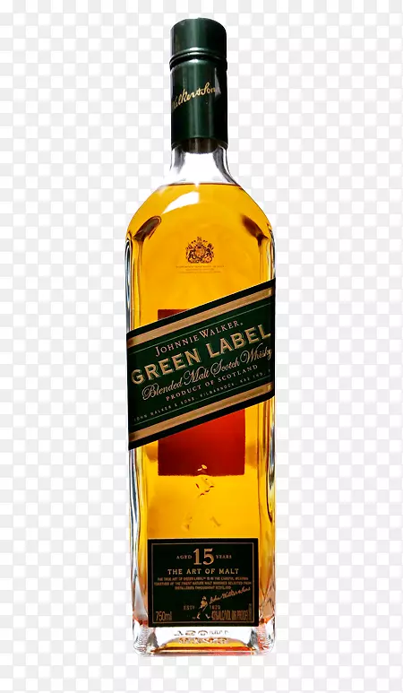 苏格兰威士忌混合麦芽威士忌利口酒威士忌玻璃瓶约翰尼沃克