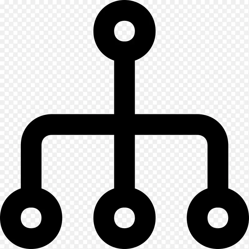 计算机图标符号树结构.符号