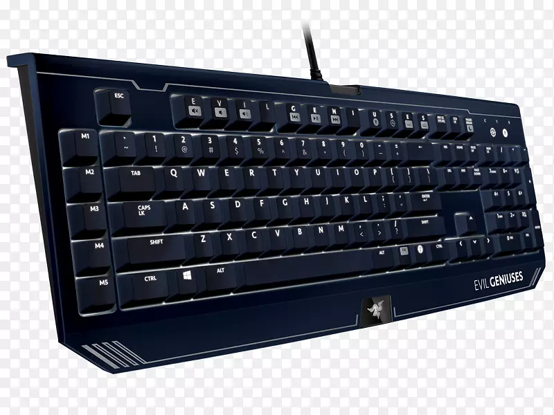电脑键盘Razer BlackWidow极限(2014)Razer Inc.Razer BlackWidow锦标赛版隐形游戏键盘-阿登黑寡妇