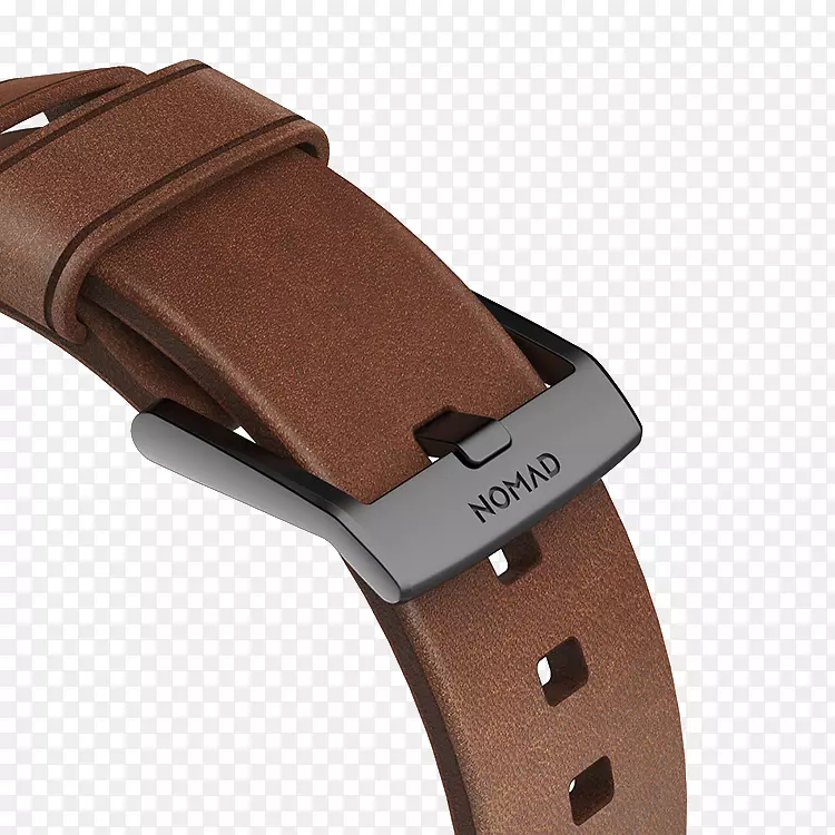 霍温皮革公司苹果手表系列3板岩灰色表带皮革表带
