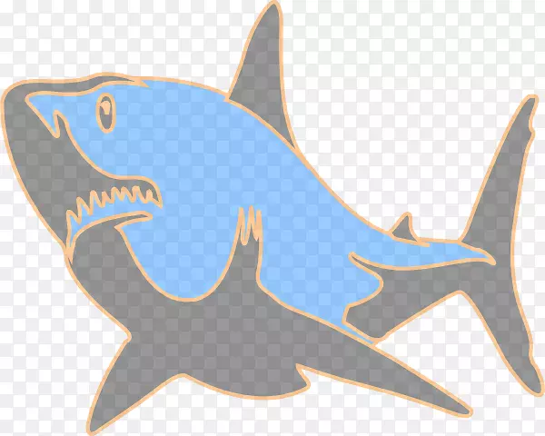 安魂利姆鲨鱼-免版税剪贴画-像素鲨鱼