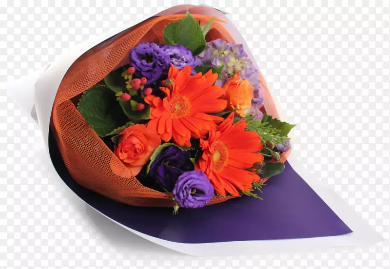 花型设计，切花，花束，玫瑰，家庭-紫色花束