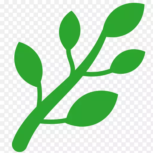表情符号叶植物计算机图标剪贴画.表情符号