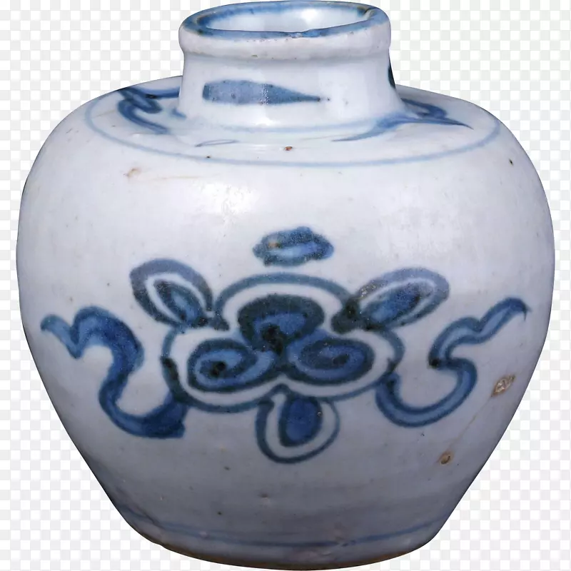 明代青花陶器-花瓶