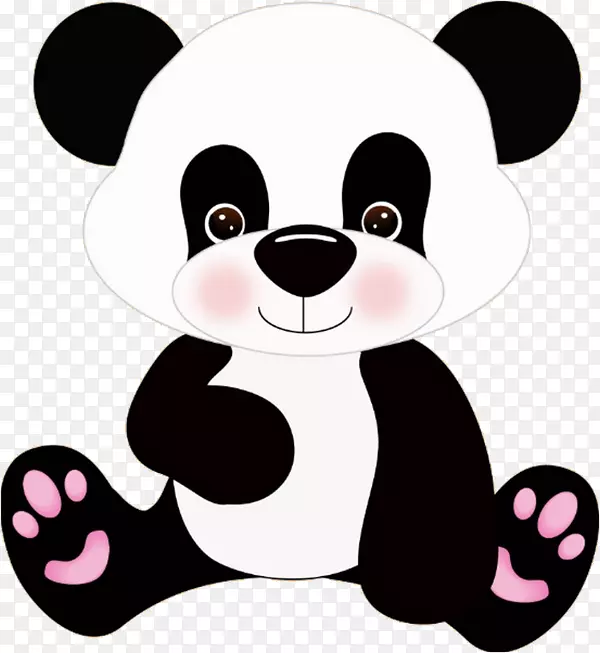 大熊猫熊红熊猫考拉剪贴画熊