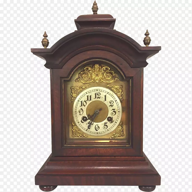 地板和祖父钟，古董支架钟，班卓琴钟
