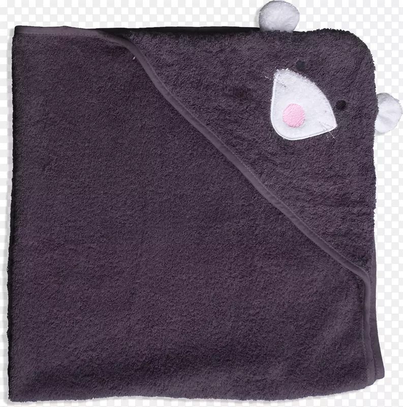 毛巾纺织品无烟煤黑色婴儿毛巾
