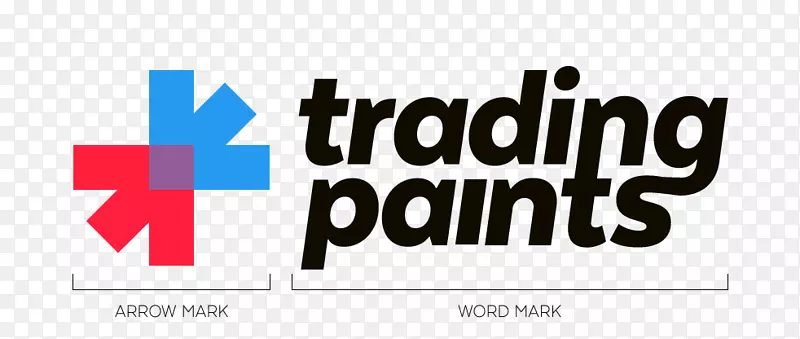 彩绘行业贸易工作室普雷斯特-红色彩绘箭头标记