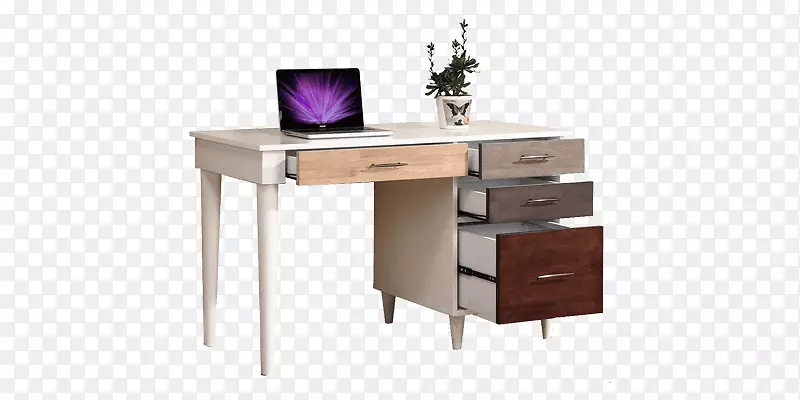 写字台桌抽屉家具一张四条腿的圆桌