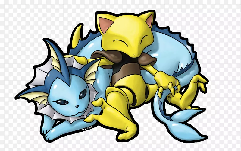 kadabra Pokémon红色和蓝色-abraç；o