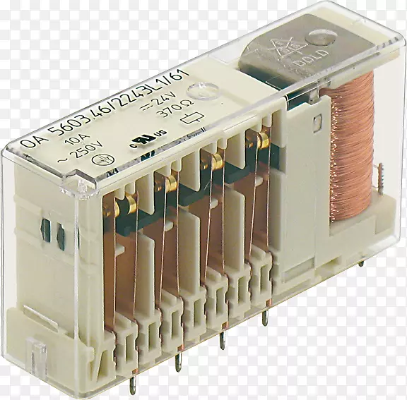 安全继电器电子元件电磁线圈印制电路板