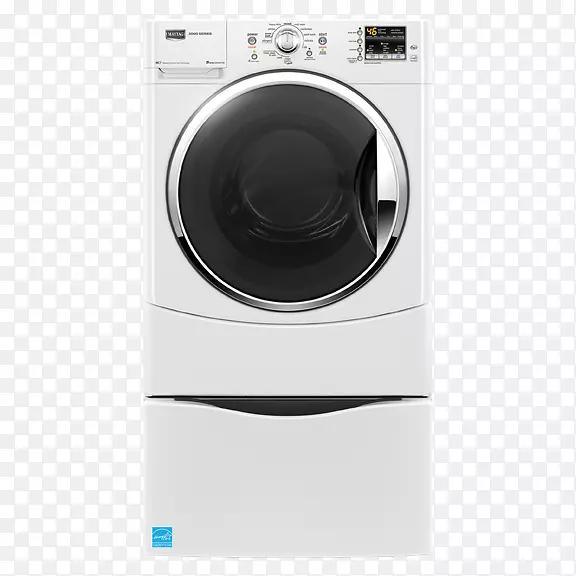 洗衣机、烘干机、梅塔格家用电器组合式洗衣机干燥机.洗衣机上织物柔软剂的符号