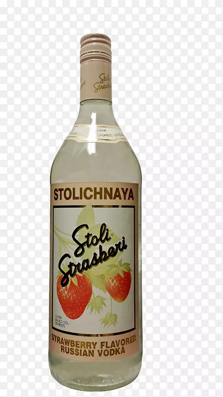 利口酒Stolichnaya伏特加蒸馏饮料草莓伏特加