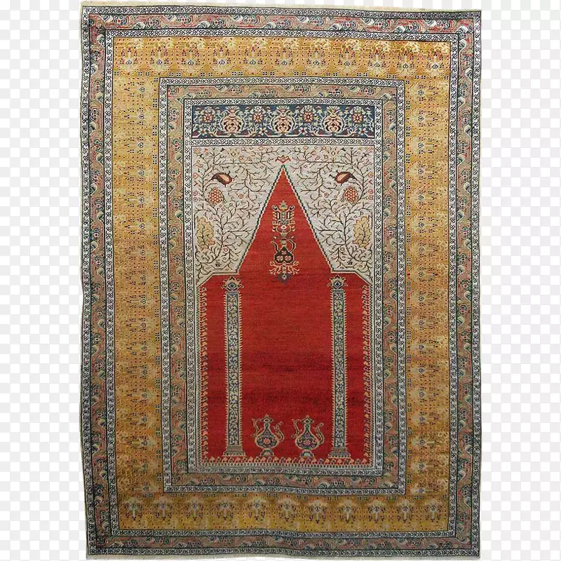 地毯祈祷地毯土耳其19世纪-地毯