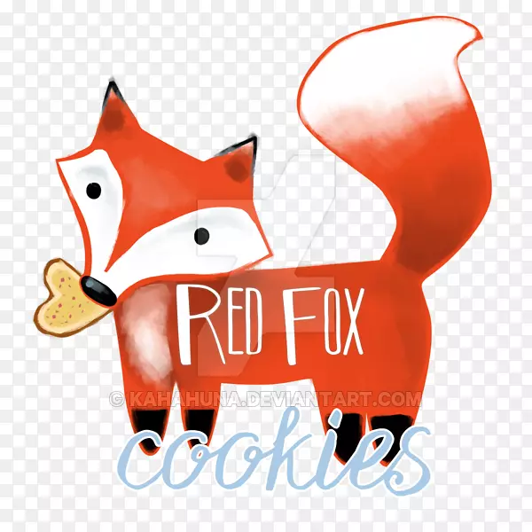 狗图案设计-红狐