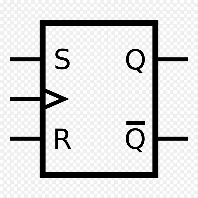 触发器电子电路顺序逻辑门电子电路.锡符号