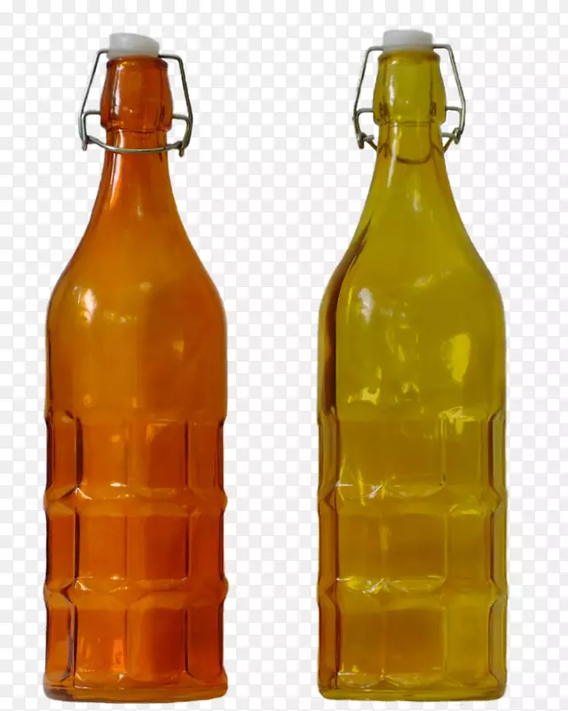 玻璃瓶，啤酒瓶，焦糖色，橙色