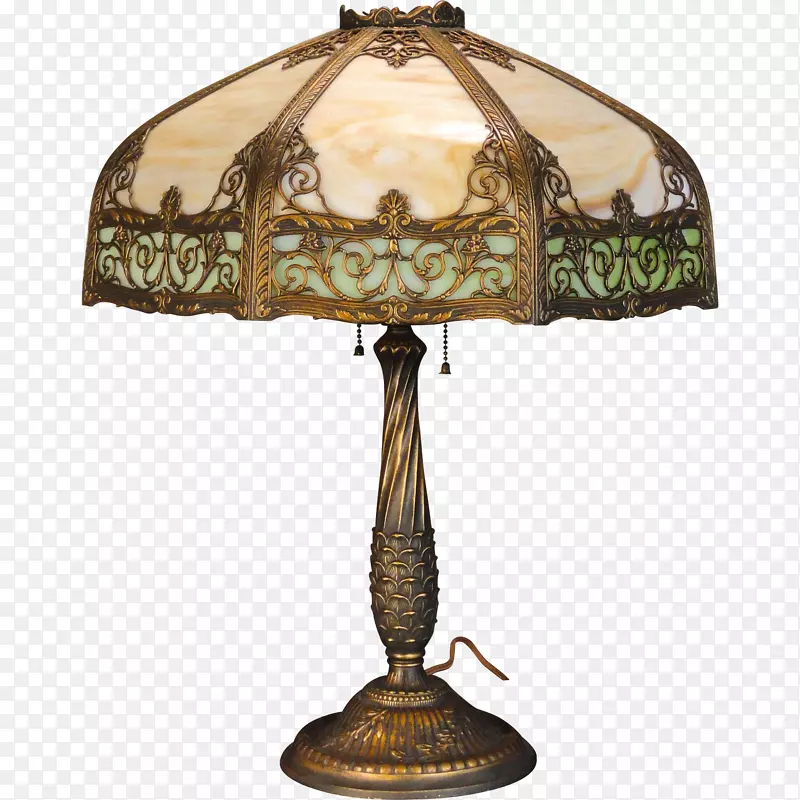 1848-1933蒂芙尼台灯彩色玻璃桌