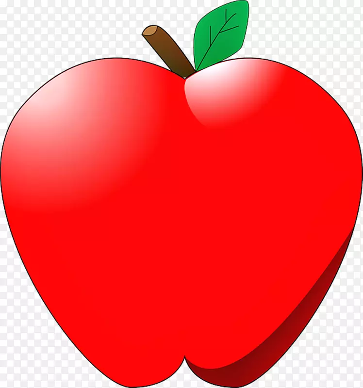 苹果达摩博客挑我剪贴画-苹果