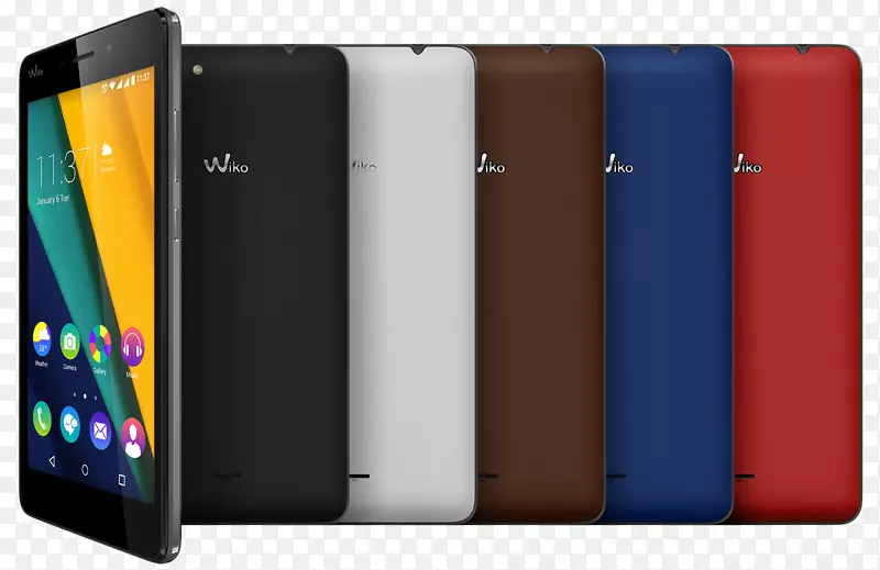 Wiko纸浆4G智能手机Wiko Ridfab 4G电话高通公司
