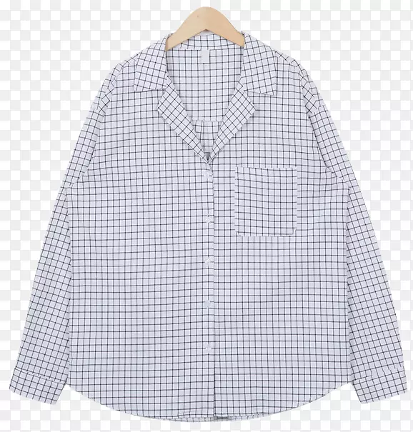 衬衫帆布领扣外服-棉质睡衣
