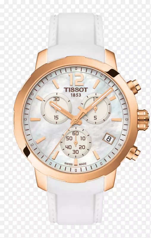 Tissot计时表珠宝扣表