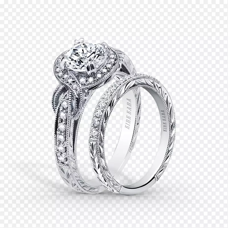 结婚戒指订婚戒指钻石切割戒指