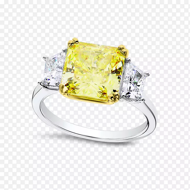 钻石切割订婚戒指.石方