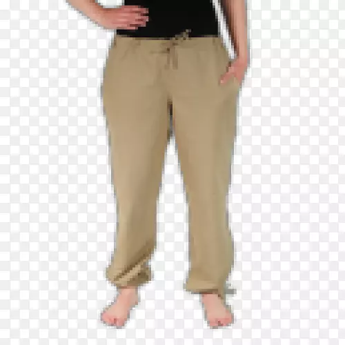 超薄长裤服装尺码加尺码米色长裤