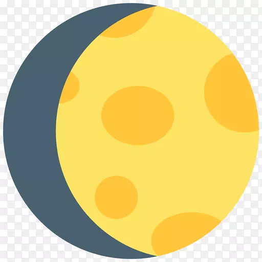 月食月相月牙符号-月亮