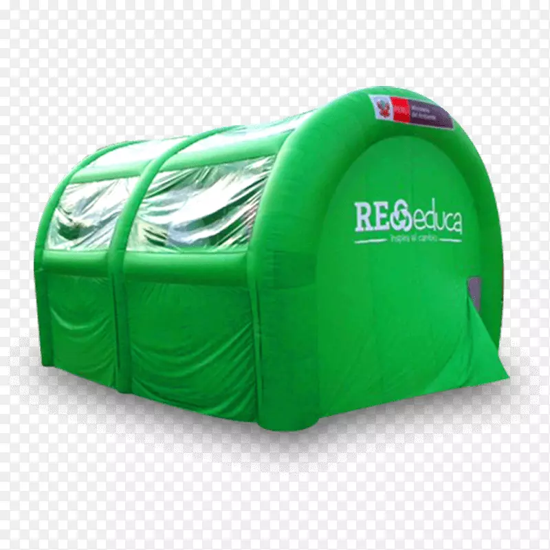 绿色塑料充气设计