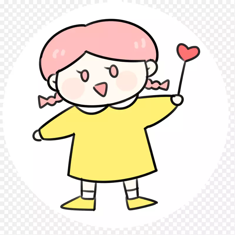 艺术拇指人类行为黄色剪贴画男孩