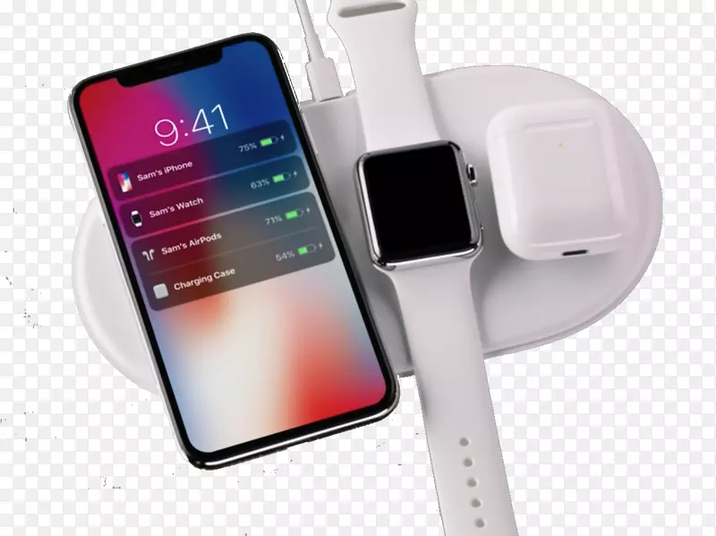 iphone x空气动力电池充电器苹果手表系列3-Apple