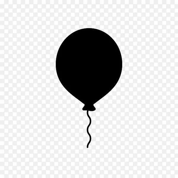 气球轮廓电脑图标-免费气球